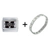 Missippi State Combination Italian Charm Bracelet