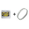 Montana State  Cats   Italian  Charm Bracelet
