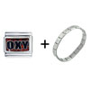 Occidental  College   Italian   Charm  Bracelet