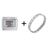  Tennessee  Lady Volunteers New Italian Charm Bracelet