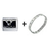 Wwu Western  Washington  Italian Charm Bracelet