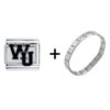 Wu  Washington  University Italian Charm Bracelet