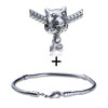 Night Owl With Dangle Body  European   Bead   Bracelet  Combination