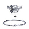 Silver Mysterious Symbol European Bead Bracelet Combination