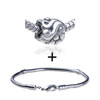 Baguette Shaped Whorl Pattern European Bead Bracelet Combination