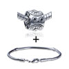 Angry Robot Pattern European Bead Bracelet Combination