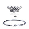 Drum Shaped Whorl  Heart  Pattern European Bead Bracelet  ... 