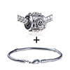 Cylindrical Shaped Flower  Fairy  Pattern European Bead Bracelet  ... 