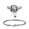 Baguette Shaped Abstract Symmetry Pattern European Bead Bracelet Combination