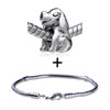 Ultra Chic Puppy Shaped European Bead Bracelet Combination