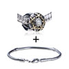 Round Shaped Starry Sky Pattern European Bead Bracelet  ... 