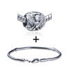 Exotic Ancient Cambodian Pattern European Bead Bracelet Combination