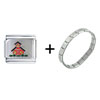  Schoolhouse  Italian Charm Bracelet