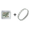 True Love Waits Italian Charm Bracelet