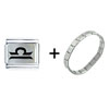  Libra  Horoscope Symbol Italian Charm Bracelet