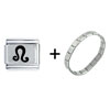  Leo  Sign Italian Charm Bracelet