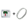  Palm   Tree  Italian Charm Bracelet FBT_R472_STARTER