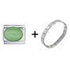 Green  Aventurine  Italian Charm Bracelet