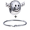 Smiling Face Pattern European Bead Bracelet Combination