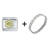 Flower Italian Charm Bracelet FBT_SC003_01_STARTER