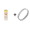 Blonde In White Multilink  Italian   Charm   Bracelet 