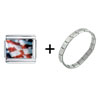 Usa Flag Star Italian Charm  Bracelet  FBT_SHP004_STARTER