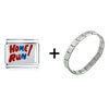  Silver  Tone Home Run  Italian  Charm Bracelet