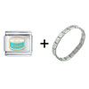 Tuna  Can  Italian Charm Bracelet