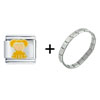 Cute Dog  Costume  Italian Charm Bracelet
