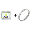 Tired Of  Work  Italian Charm Bracelet