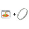  Rainbow  And Pot Italian Charm Bracelet