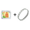 To  Mom  With Love Combination Italian  Charm  Bracelet