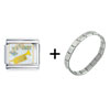 Jazz Music Italian Charm Bracelet