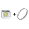 Horseshoe Italian  Charm  Bracelet FBT_T154_STARTER