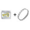  Key  Italian Charm Bracelet