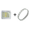  Virgo  Virgin Italian Charm Bracelet