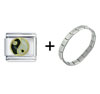  Chinese  Yin And Yang Italian Charm Bracelet