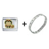 Girl Monkey Italian Charm Bracelet