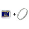  Luck  In Chinese Italian Charm Bracelet FBT_T3513_PG_X09_STARTER