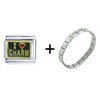 I  Heart  Charm Italian  Bracelet 