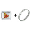 Sorcerer's Hat Combination Italian  Charm  Bracelet