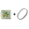  Palm   Tree  Italian Charm Bracelet FBT_T392_STARTER