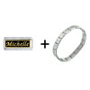 Michelle  Name  Italian Charm Bracelet