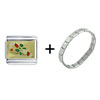 Candy Cane  Christmas   Italian   Charm  Bracelet FBT_T434_STARTER