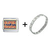Super Grandma Italian  Charm   Bracelet 