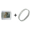 Boxer  Dog  Italian  Charm  Bracelet FBT_T4440_STARTER