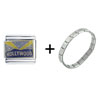  Hollywood  Sign Italian Charm Bracelet