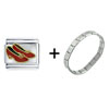  Ruby  Slippers Italian Charm Bracelet