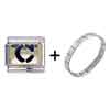 Letter C Golden  Italian   Charm   Bracelets 