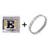 Letter E Golden Italian  Charm   Bracelets 